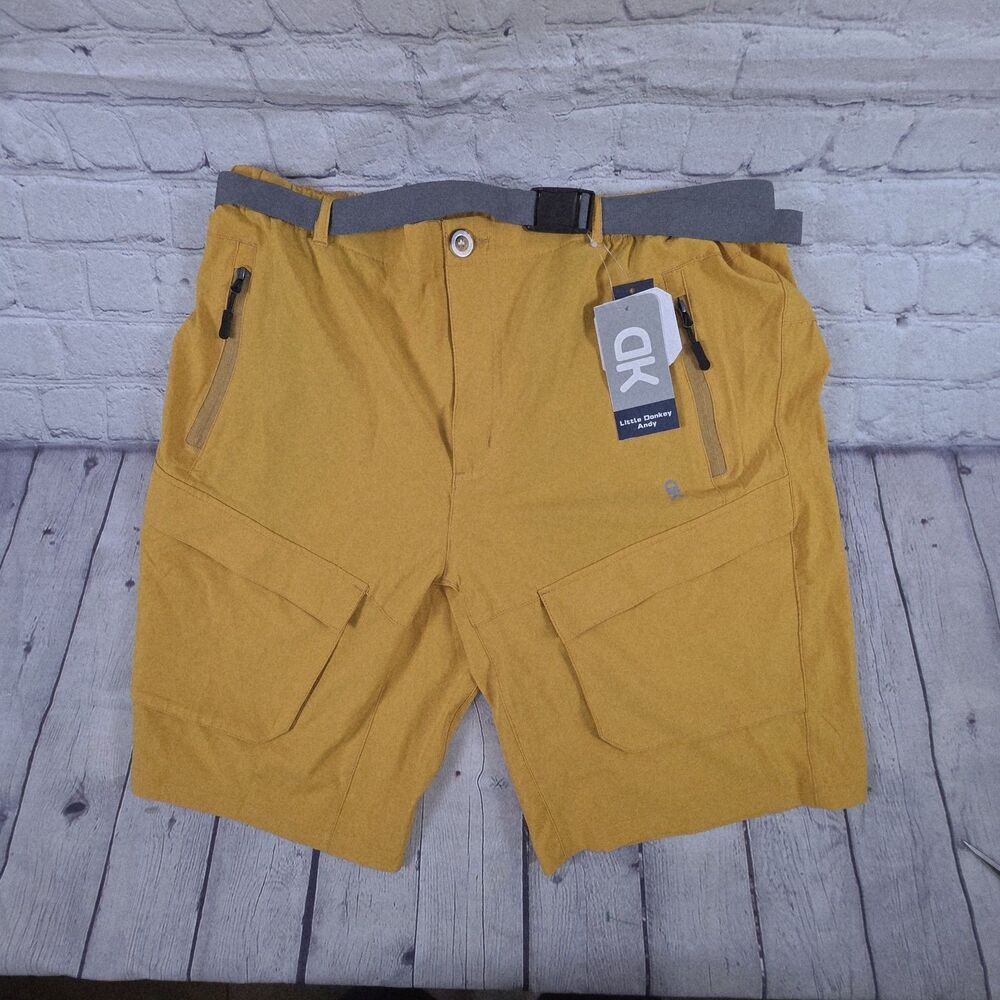 Little Donkey Andy Men's Large Yellow  UV 50+ Protection Waterproof Shorts‎